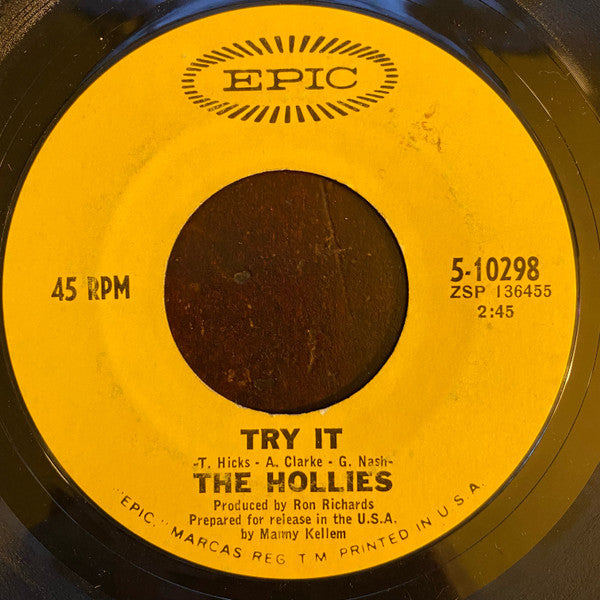 The Hollies : Jennifer Eccles  (7", Single, Styrene, San)
