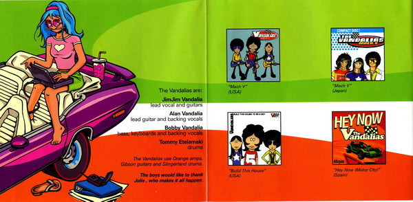 The Vandalias : Buzzbomb! (CD, Album)