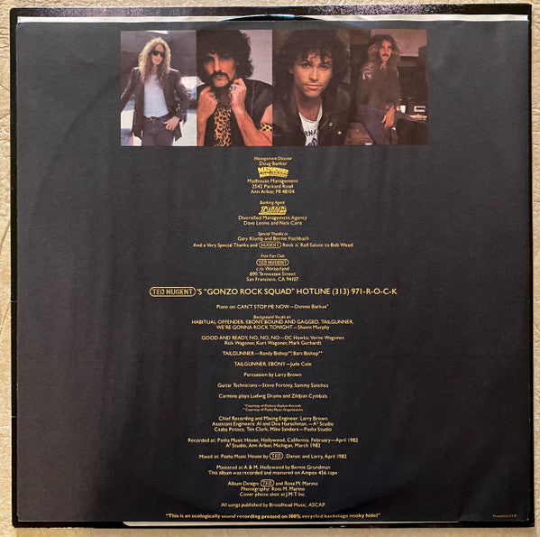 Ted Nugent : Nugent (LP, Album, Promo)