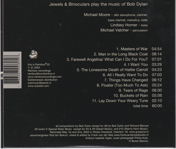 Jewels & Binoculars : Floater (CD, Album)