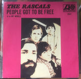 The Rascals : People Got To Be Free / My World (7", Single, SP )