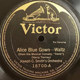 Joseph C. Smith's Orchestra : Alice Blue Gown / Tripoli (Shellac, 10")