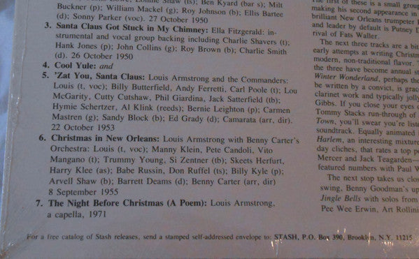 Various : The Stash Christmas Album (LP, Comp, Mono, Sil)