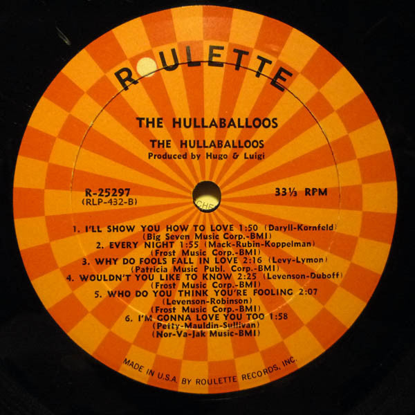 The Hullaballoos : The Hullaballoos (LP, Mono)