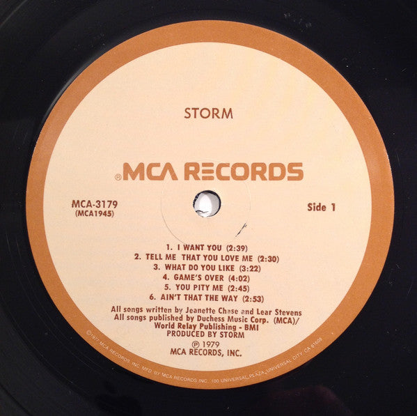 Storm (66) : Storm (LP, Album, Pin)