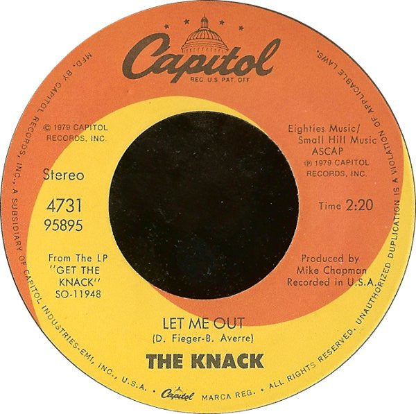 The Knack (3) : My Sharona (7", Single, Swi)