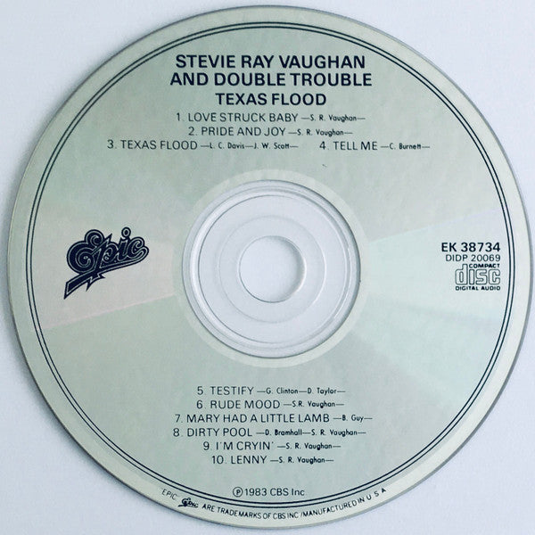Stevie Ray Vaughan And Double Trouble* : Texas Flood (CD, Album)