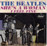 The Beatles : I Feel Fine / She's A Woman (7", Single)