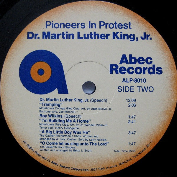 Dr. Martin Luther King, Jr. : Pioneers In Protest (LP)