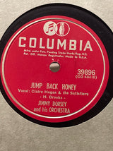 Jimmy Dorsey And His Orchestra : Jump Back Honey / Love Came Out Of The Night (Shellac, 10")
