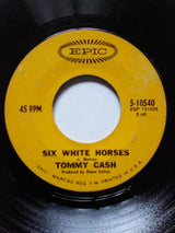 Tommy Cash : Six White Horses (7", Single, RP, Ter)