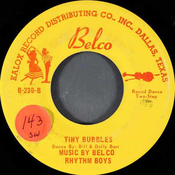Belco Rhythm Boys : Mary Claire "Melvina" Rebecca Jane (7")