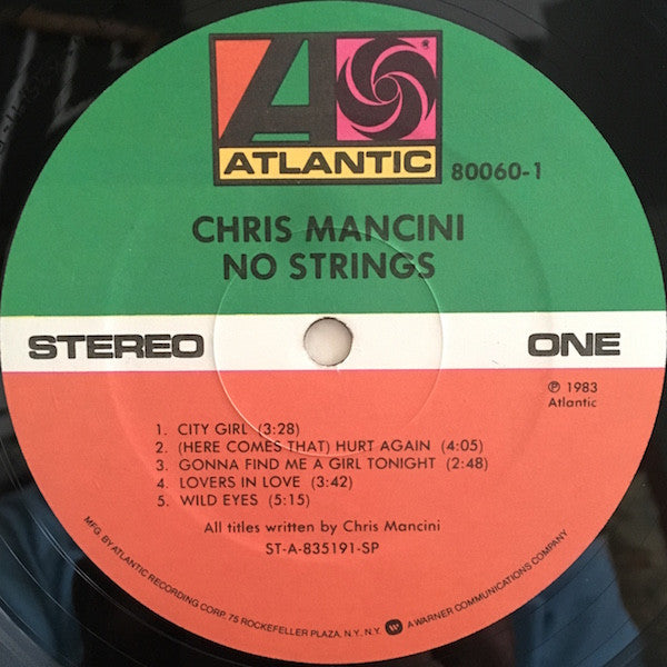 Chris Mancini : No Strings (LP, Album)
