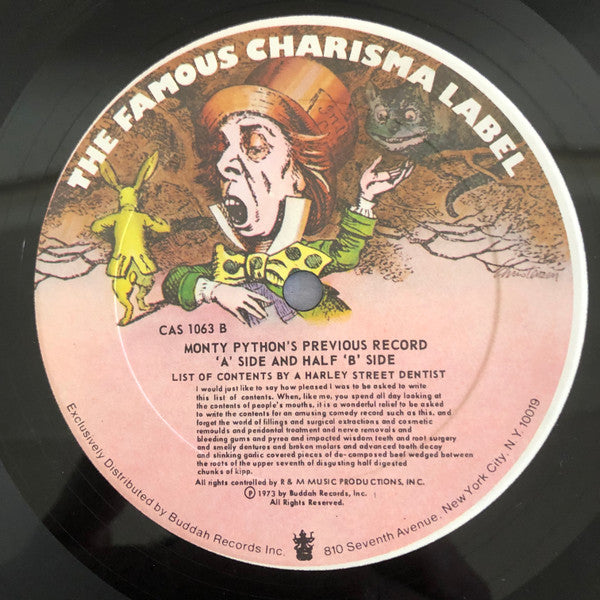 Monty Python : Monty Python's Previous Record (LP, Album)