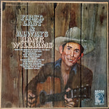 Hank Williams : First, Last & Always (LP, Comp, Mono, RE)