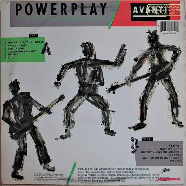 Powerplay (4) : Avanti (LP, Album, Car)