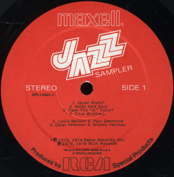 Various : Maxell Jazz Sampler (LP, Ltd, Smplr)