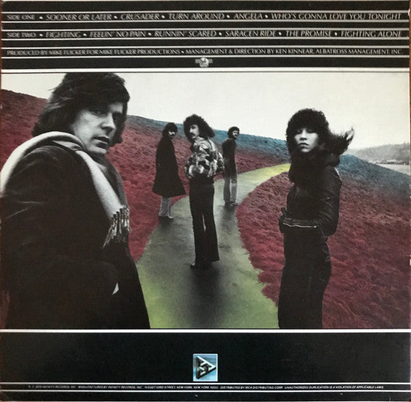 Dixon House Band : Fighting Alone (LP, Album, Pin)