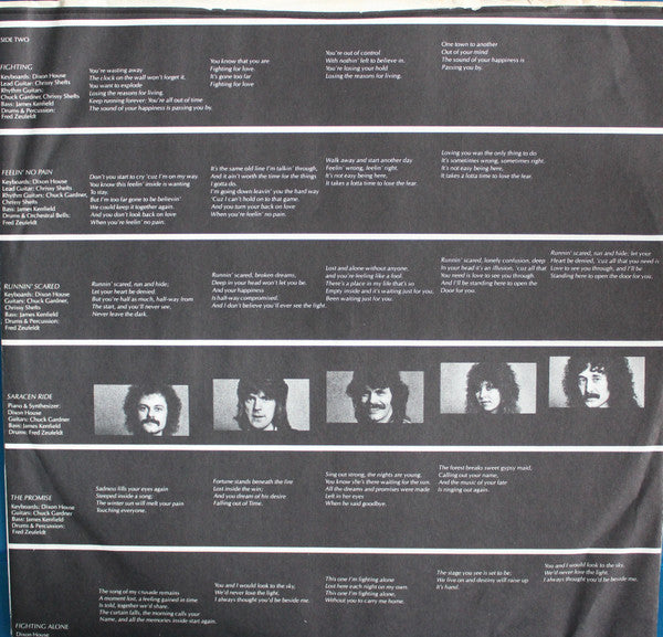 Dixon House Band : Fighting Alone (LP, Album, Pin)