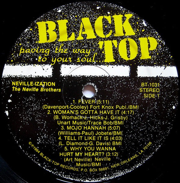 The Neville Brothers : Neville-ization (Live At Tipitina's New Orleans, Louisiana) (LP, Album)