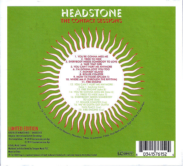 The 13th Floor Elevators* : Headstone: The Contact Sessions (CD, Ltd, RM)