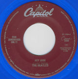 The Beatles : Hey Jude (7", Single, Mono, Jukebox, RE, Blu)