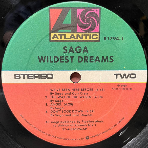 Saga (3) : Wildest Dreams (LP, Album, SRC)