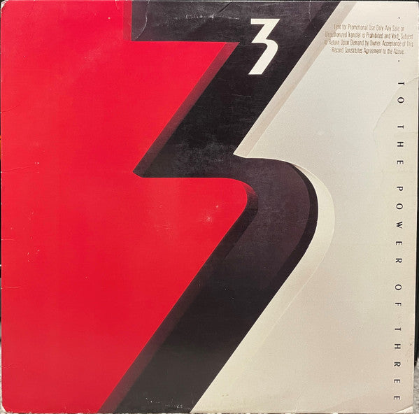 3 (2) : … To The Power Of Three (LP, Album, All)