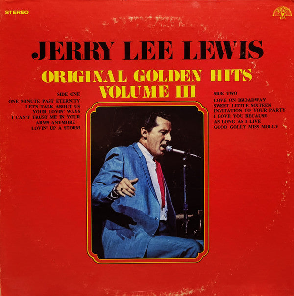 Jerry Lee Lewis : Original Golden Hits Volume III (LP, Comp)
