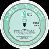 Johannes Brahms - Philharmonia Orchestra Conducted By Guido Cantelli : Symphony No. 1 In C Minor Op. 68 (LP, RE)