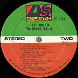 Bette Midler : The Divine Miss M (LP, Album, RI )