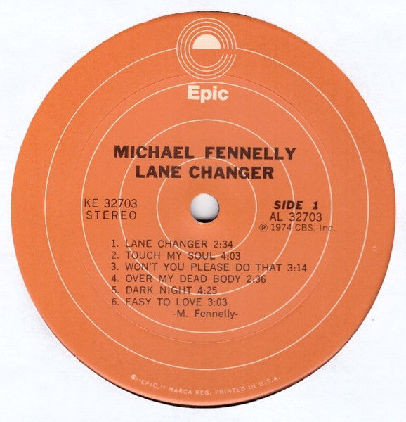Michael Fennelly : Lane Changer (LP, Album, San)