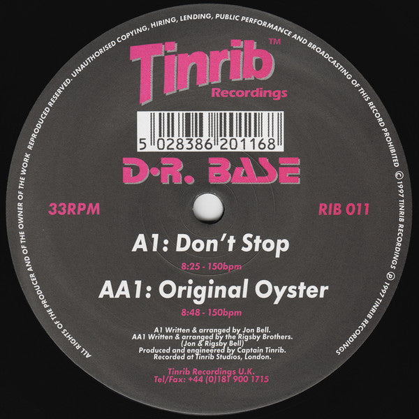 D.R. Base : Don't Stop / Original Oyster (12")