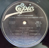 Merle Haggard : The Epic Collection (Recorded Live) (LP, Album, Car)