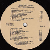 Monty Python : Monty Python's Previous Record (LP, RP)