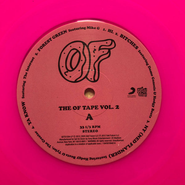Odd Future : The OF Tape Vol. 2 (2xLP, Album, RSD, Ltd, RE, Pin)