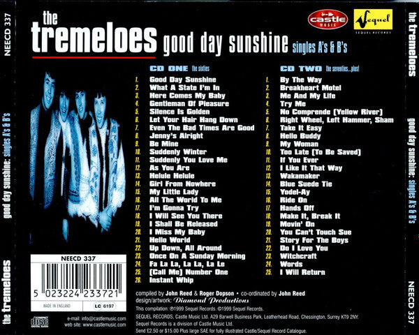 The Tremeloes : Good Day Sunshine: Singles A's & B's (2xCD, Comp, RM)