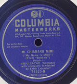 Bidú Sayão, Giacomo Puccini, Erich Leinsdorf : Mi Chiamano Mimi = My Name Is Mimi / Un Bel Di, Vedremo = One Fine Day He Shall Return (Shellac, 12", RP)