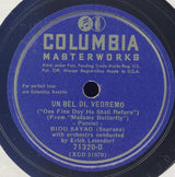 Bidú Sayão, Giacomo Puccini, Erich Leinsdorf : Mi Chiamano Mimi = My Name Is Mimi / Un Bel Di, Vedremo = One Fine Day He Shall Return (Shellac, 12", RP)