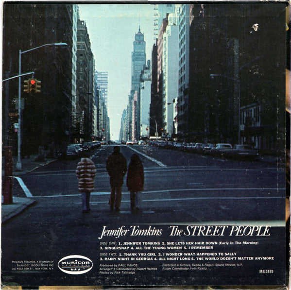 The Street People* : Jennifer Tomkins (LP, Album)