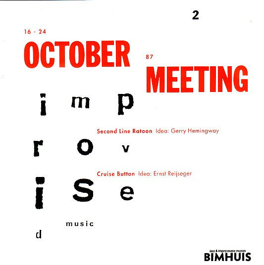 Various : October Meeting 87 2 (CD, Album)
