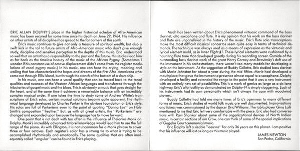 Eric Dolphy : Other Aspects (CD, Album)