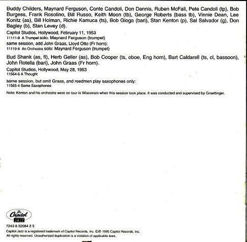 Stan Kenton Plays Bob Graettinger : City Of Glass (CD, Comp)