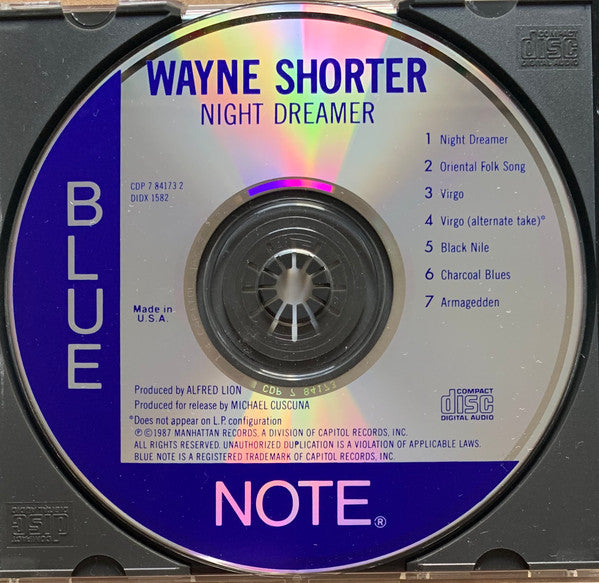 Wayne Shorter : Night Dreamer (CD, Album, RE)