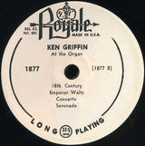 Ken Griffin (2) : Ken Griffin At The Organ (10", Album)
