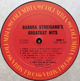 Barbra Streisand : Barbra Streisand's Greatest Hits (LP, Comp, RE)