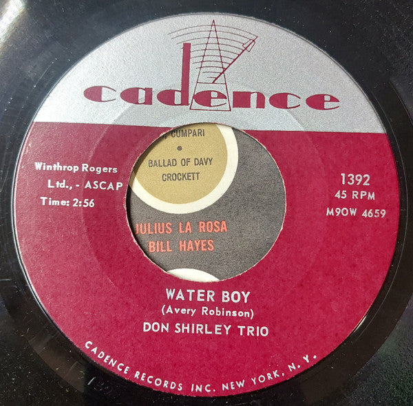Don Shirley Trio : Water Boy / Freedom (I'm On My Way) (7", Single)