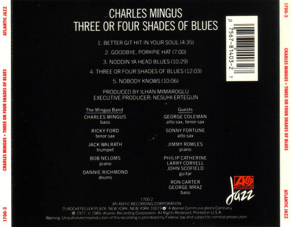 Charles Mingus : Three Or Four Shades Of Blues (CD, Album, RE)