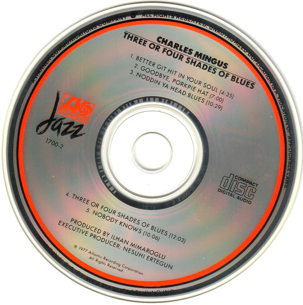 Charles Mingus : Three Or Four Shades Of Blues (CD, Album, RE)