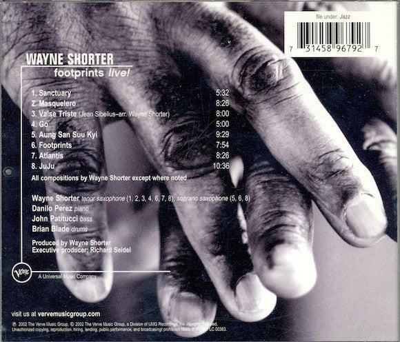 Wayne Shorter : Footprints Live! (CD, Album)